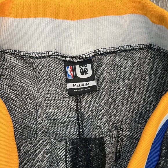 Golden State Warriors NBA Basketball Warmup Jogger Sweatpants Medium - Picture 9 of 12
